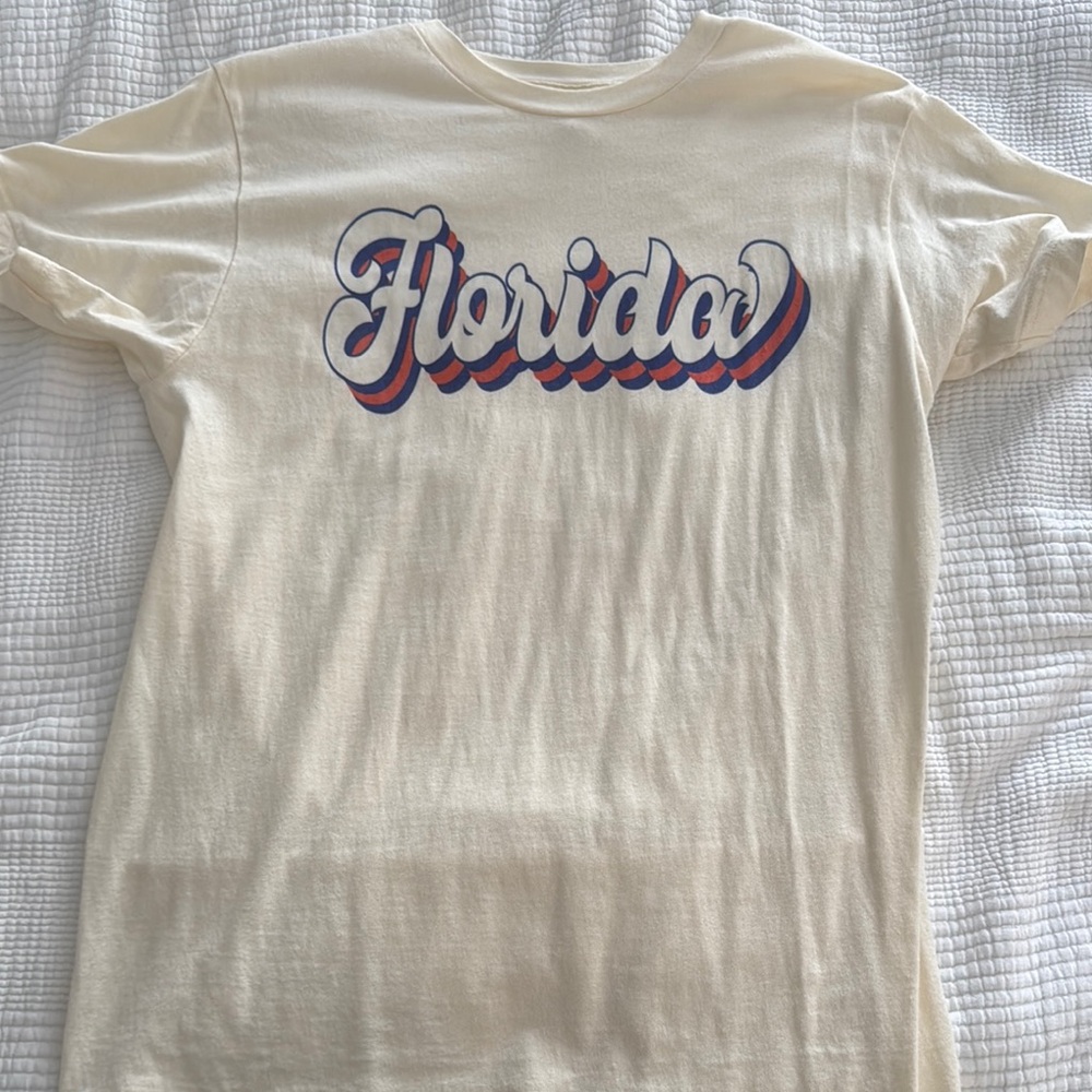 Cream Florida Gators Graphic T-Shirt